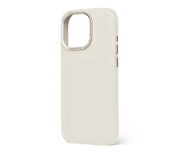 Decoded Leather Back Cover do iPhone 15 Pro clay D24IPO15PBC1CY - 1187382 - zdjęcie 2
